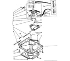 Kenmore 11081476400 machine base parts diagram