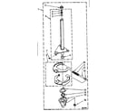 Kenmore 11081476400 brake and drive tube parts diagram