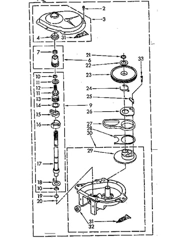 Gearcase parts