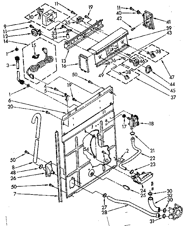 CONTROLS AND REAR PANEL PARTS