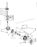Brake, clutch, gearcase, motor and pump parts
