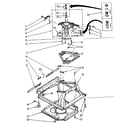 Kenmore 11081360100 machine base parts diagram