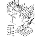 Kenmore 11087294850 limited edition top and console parts diagram