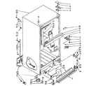 Kenmore 1068630662 cabinet parts diagram