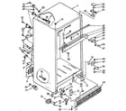 Kenmore 1068648511 cabinet parts diagram