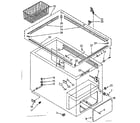 Kenmore 1988151555 cabinet parts diagram