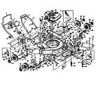 Craftsman 131978222 mower deck diagram