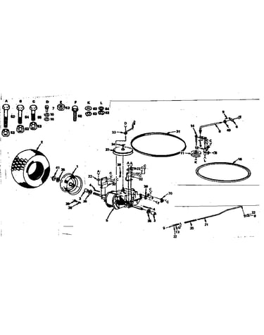 Transmission & rear wheel