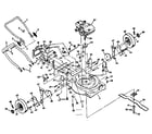 Craftsman 131974201 mower deck diagram