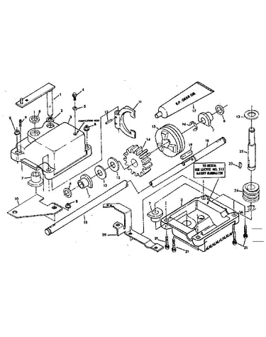 Gear case assembly