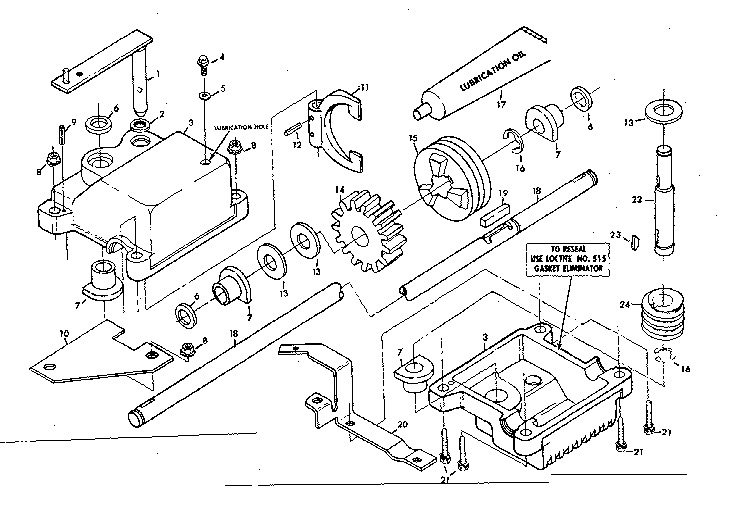Gear case assembly