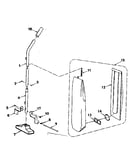 Handle and bag housing