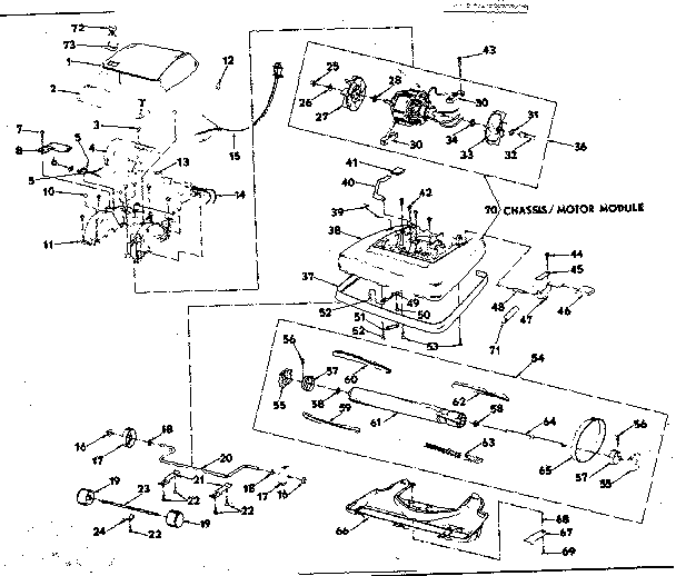 NOZZLE AND MOTOR ASSEMBLY