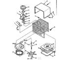 Kenmore 5648668410 cavity parts-b diagram