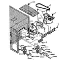 Kenmore 5648668410 switches and microwave parts diagram