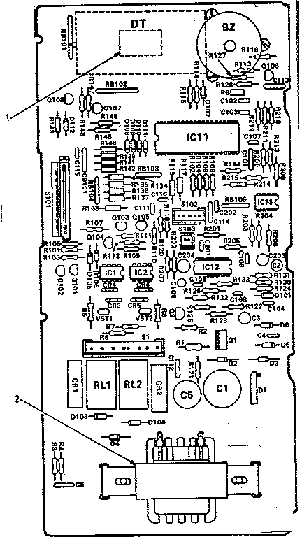 POWER AND CONTROL CIRCUIT BOARD (PART NO. 12360) R