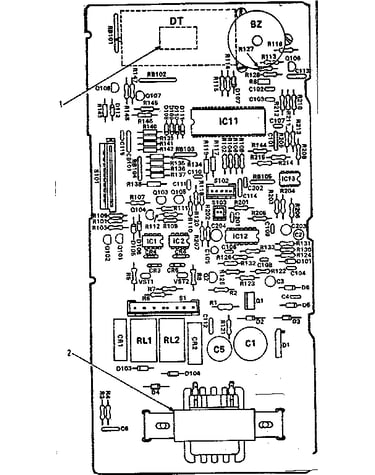 Power and control circuit board (part no. 12360) r