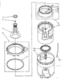 Agitator, basket and tub parts