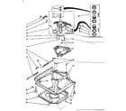 Kenmore 11081360610 machine base parts diagram