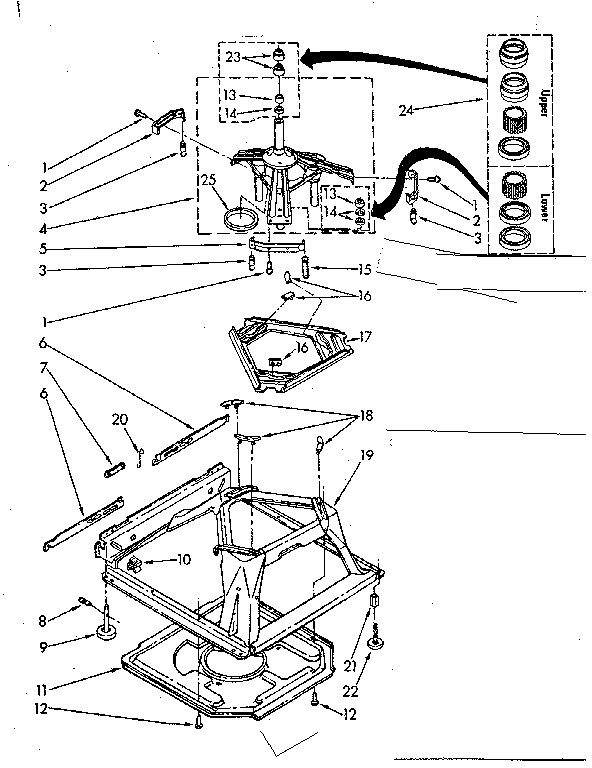 Machine base parts