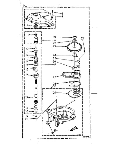 Gearcase parts