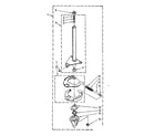 Kenmore 11081476310 brake and drive tube parts diagram