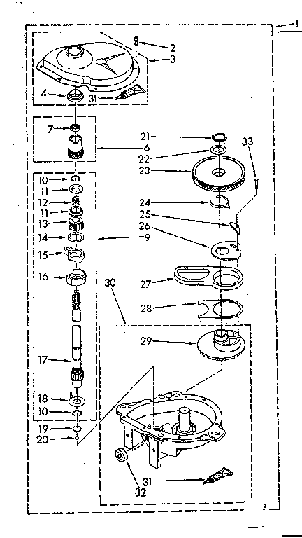 Gearcase parts