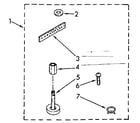 Kenmore 11081476320 miscellaneous parts diagram