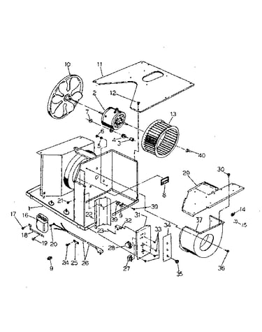Electrical system and air handling parts