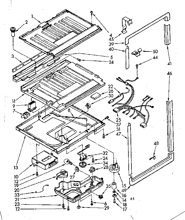 COMPARTMENT SEPARATOR AND CONTROL PARTS