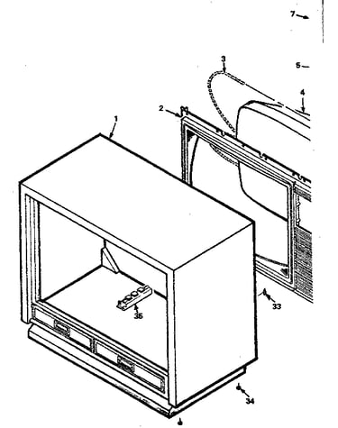 Cabinet parts list