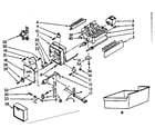 Kenmore 2538359761 ice maker installation parts diagram