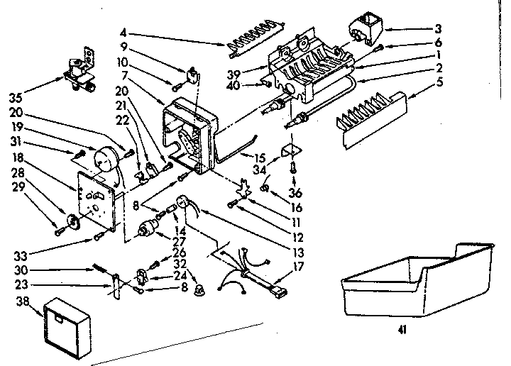 Ice maker installation parts