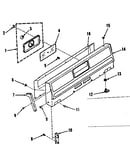 Backguard section