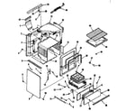 Kenmore 9116148510 body section diagram