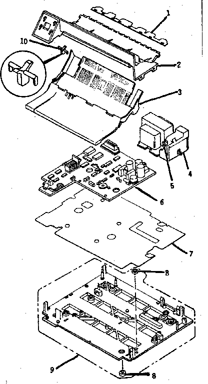 Base assembly and front paper guide