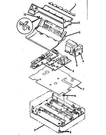 Base assembly and front paper guide