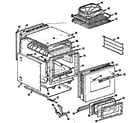 Kenmore 1034036540 body section diagram