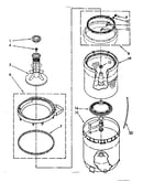 Agitator, basket and tub parts