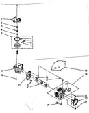 Brake, clutch, gearcase, motor and pump parts