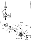 Brake, clutch, gearcase, motor and pump parts