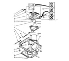 Kenmore 11081375620 machine base parts diagram