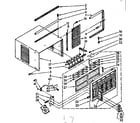 Kenmore 1068741190 cabinet parts diagram