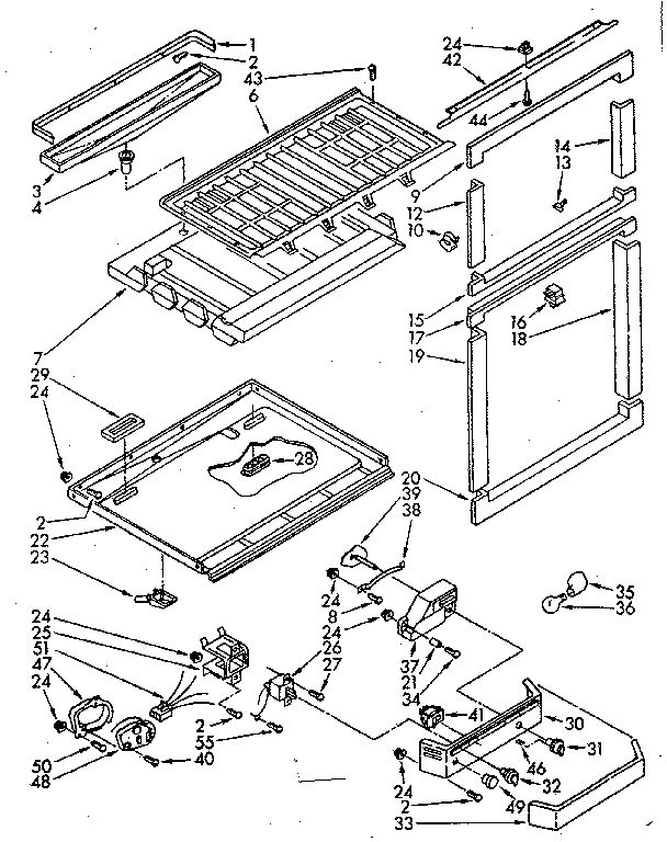Breaker and partition parts