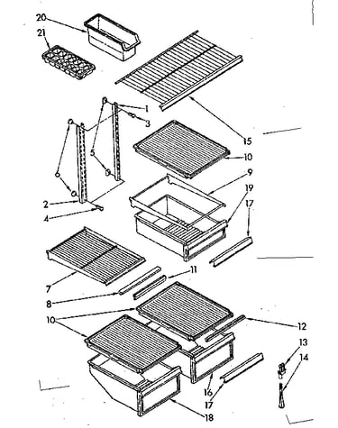 Shelf parts
