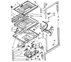 Kenmore 1068648560 compartment separator and control parts diagram