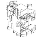 Kenmore 1068656310 cabinet parts diagram