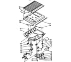 Kenmore 1068656330 compartment separator parts diagram