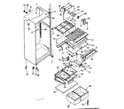 Kenmore 2538351751 cabinet parts diagram