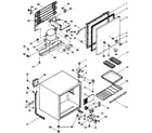 Kenmore 5648941570 cabinet parts diagram